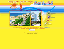 Tablet Screenshot of hotelcordiale.it